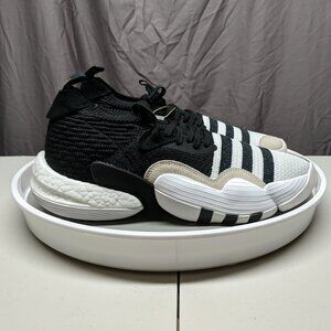 adidas Trae Young 2 Super Villain Black White Basketball Shoes Sneakers NWT